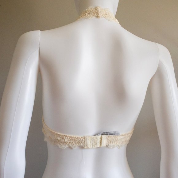 Free People - GALLOON LACE HALTER BRA